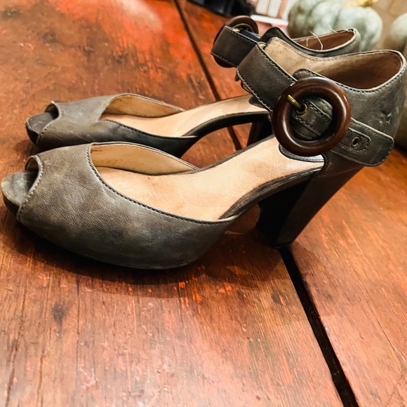 Frye pumps sandals blue 9M - Picture 3 of 4